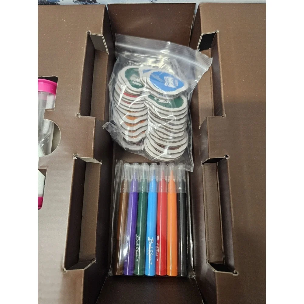 Bob Ross Happy Little Accidents Party Game Creative Drawing 3-6 Players Ages 10+